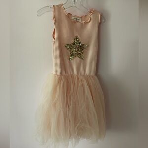 Petite Hailey Pink Star Tutu Dress - 4